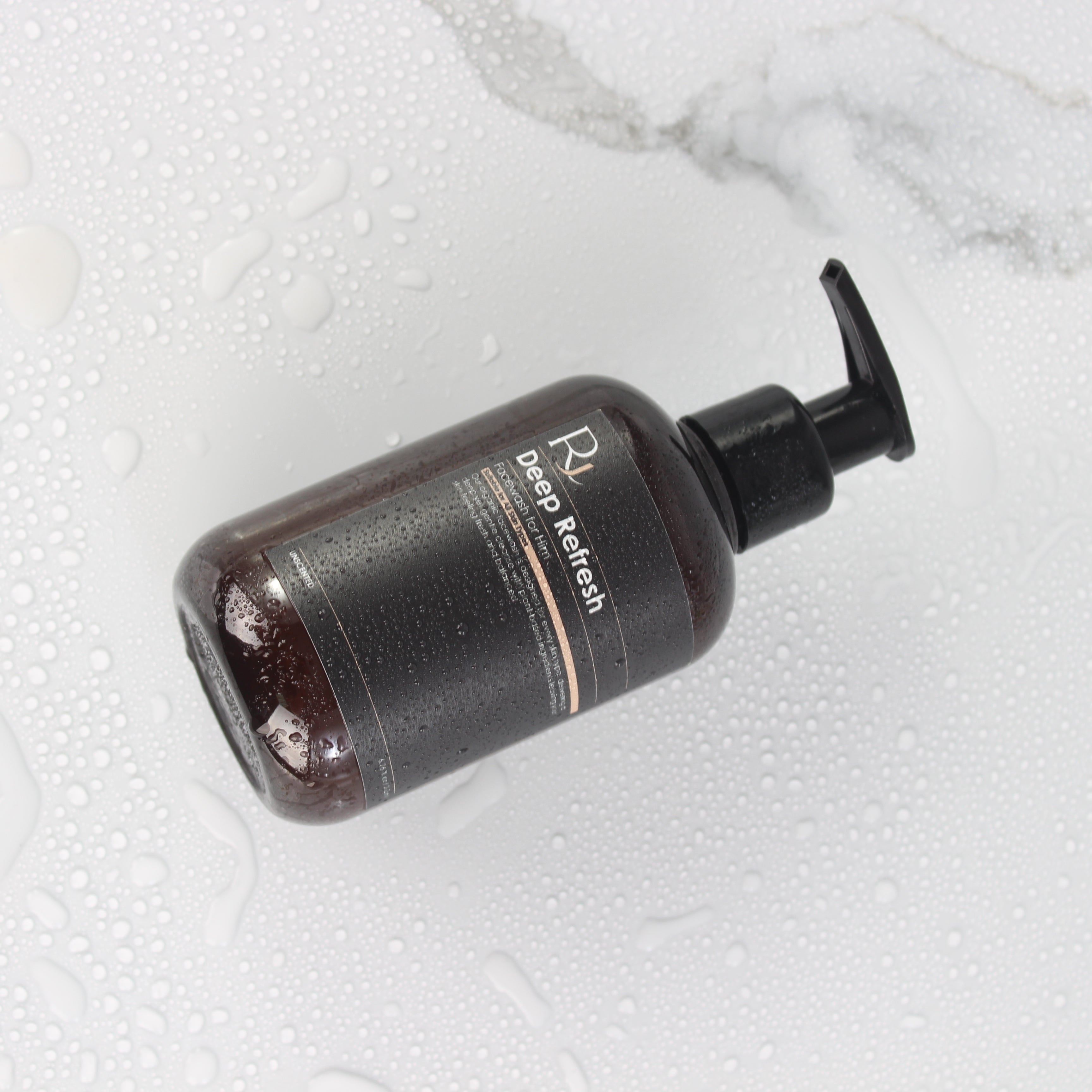 Raqiia Deep Refresh Facewash ON WHITE MARBLE