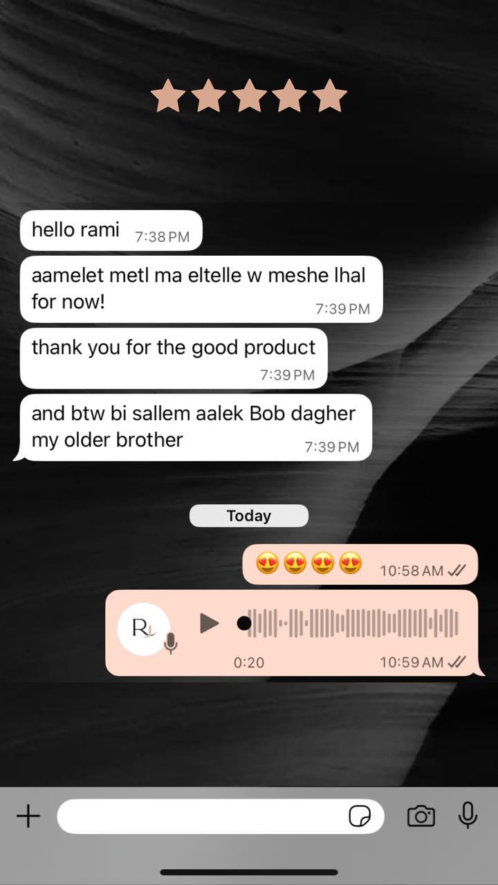 Customer testimonial