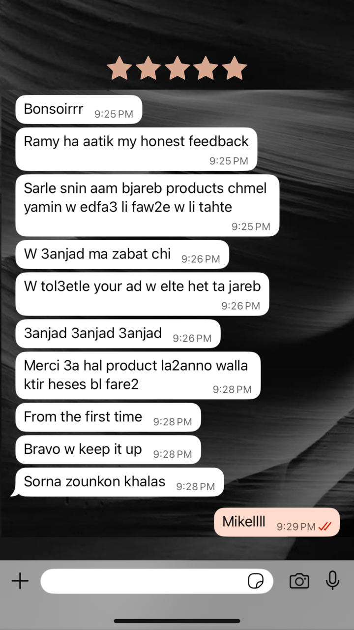 Customer testimonial