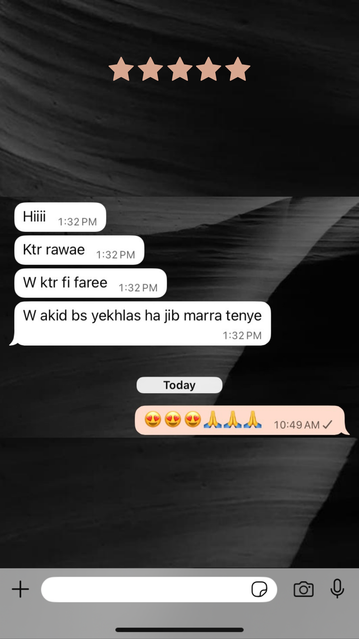 Customer testimonial