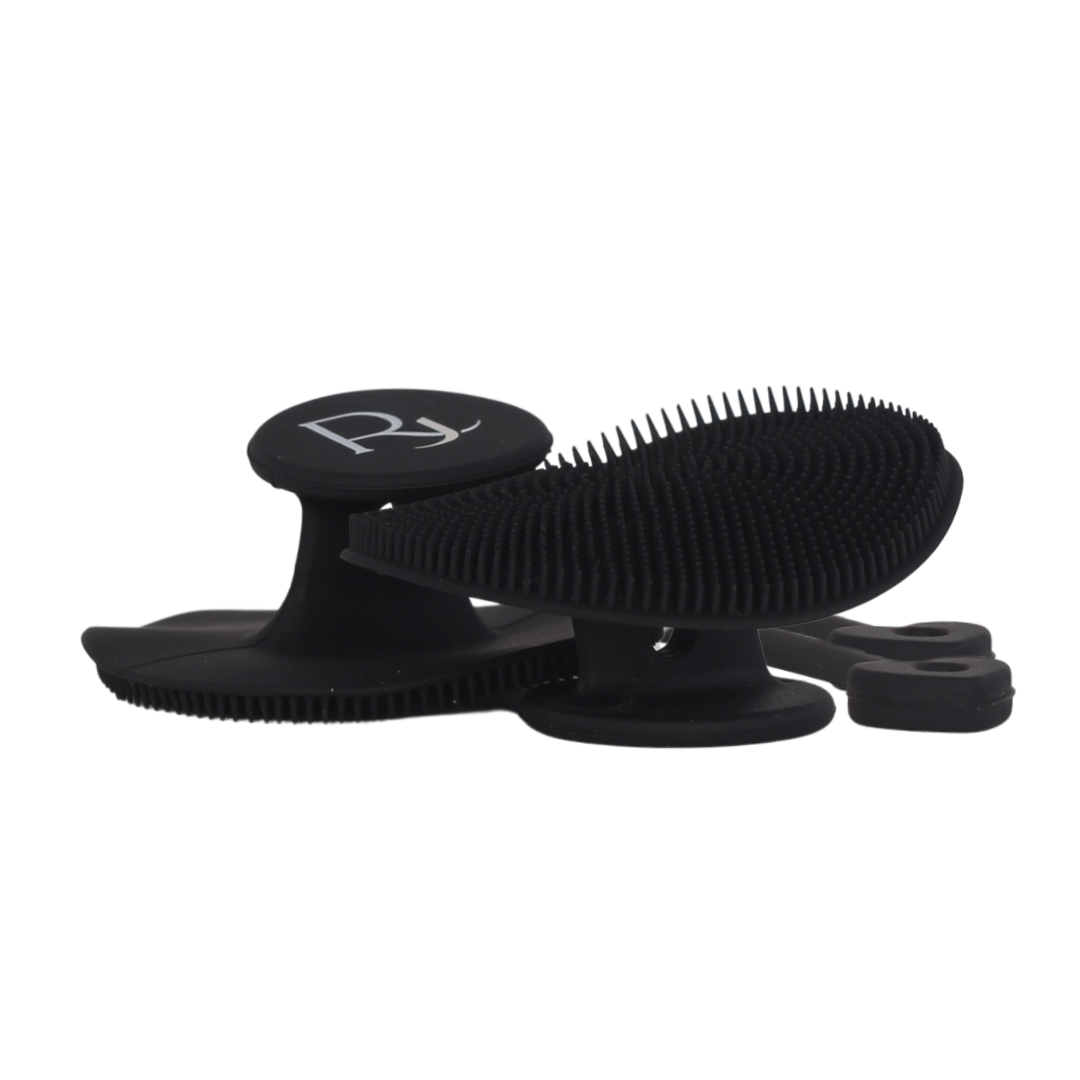Black Raqiia Face Cleansers with Black Raqiia Straps