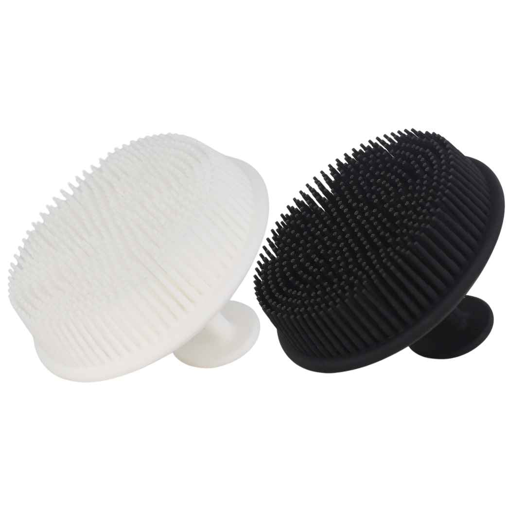 Black and White Raqiia Body Scrubbers