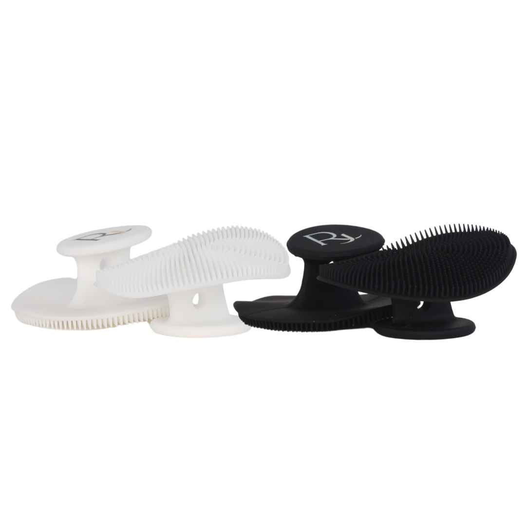 Black and White Raqiia Face Cleansers